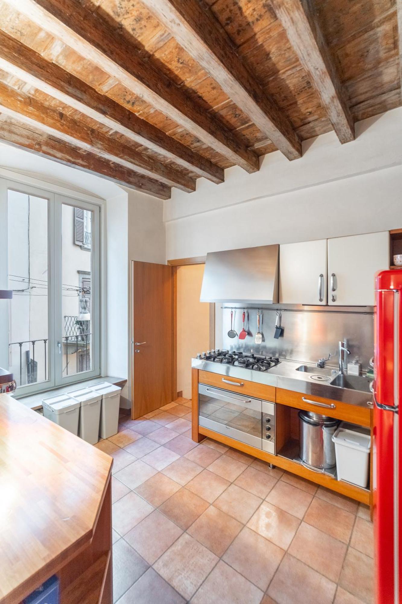 Apartmán La Dimora Dei Mercanti Bergamo Exteriér fotografie