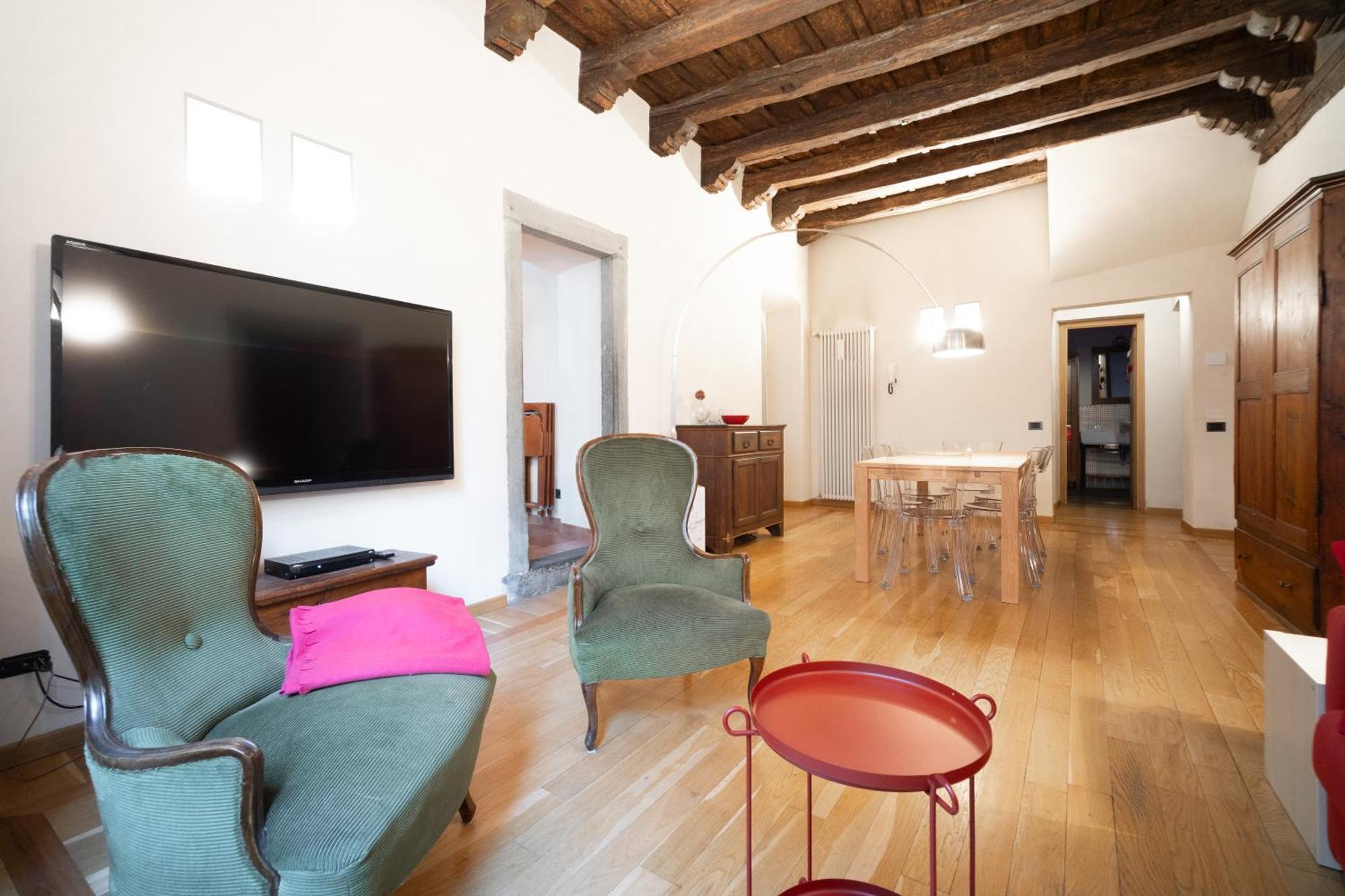 Apartmán La Dimora Dei Mercanti Bergamo Exteriér fotografie