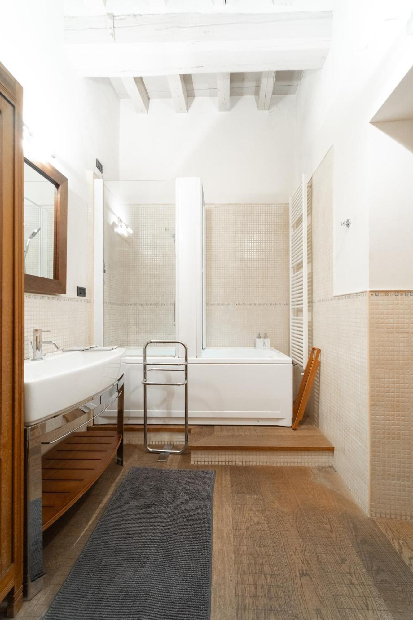 Apartmán La Dimora Dei Mercanti Bergamo Exteriér fotografie
