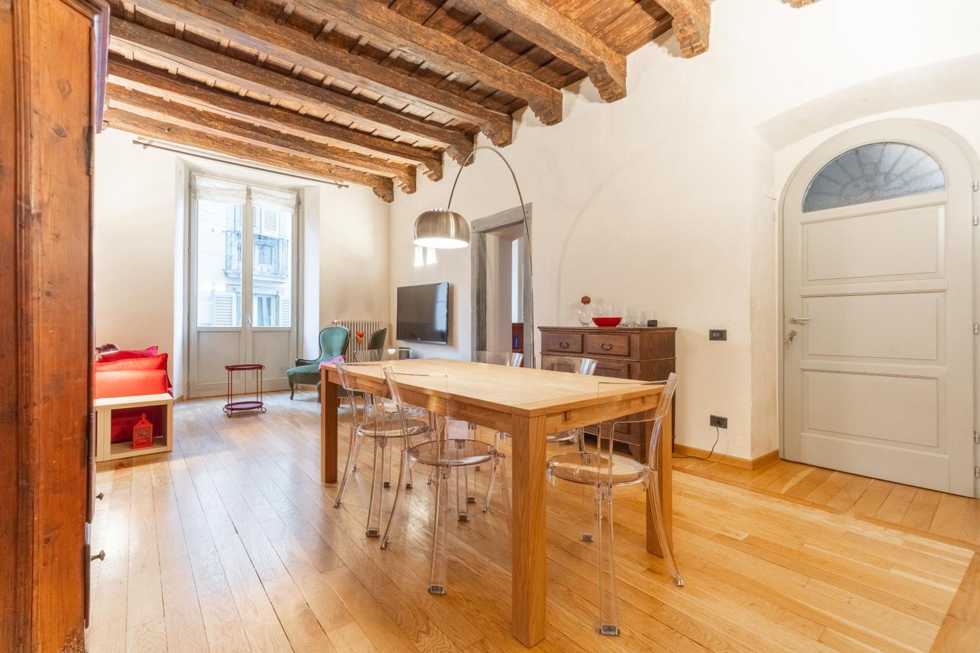 Apartmán La Dimora Dei Mercanti Bergamo Exteriér fotografie